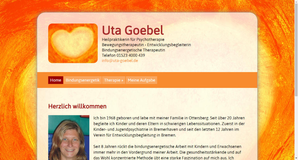 Uta Goebel -Heilpraktikerin für Psychotherapie